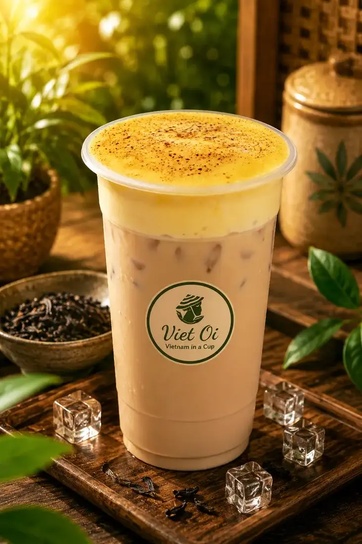 Egg Cream Milk Tea