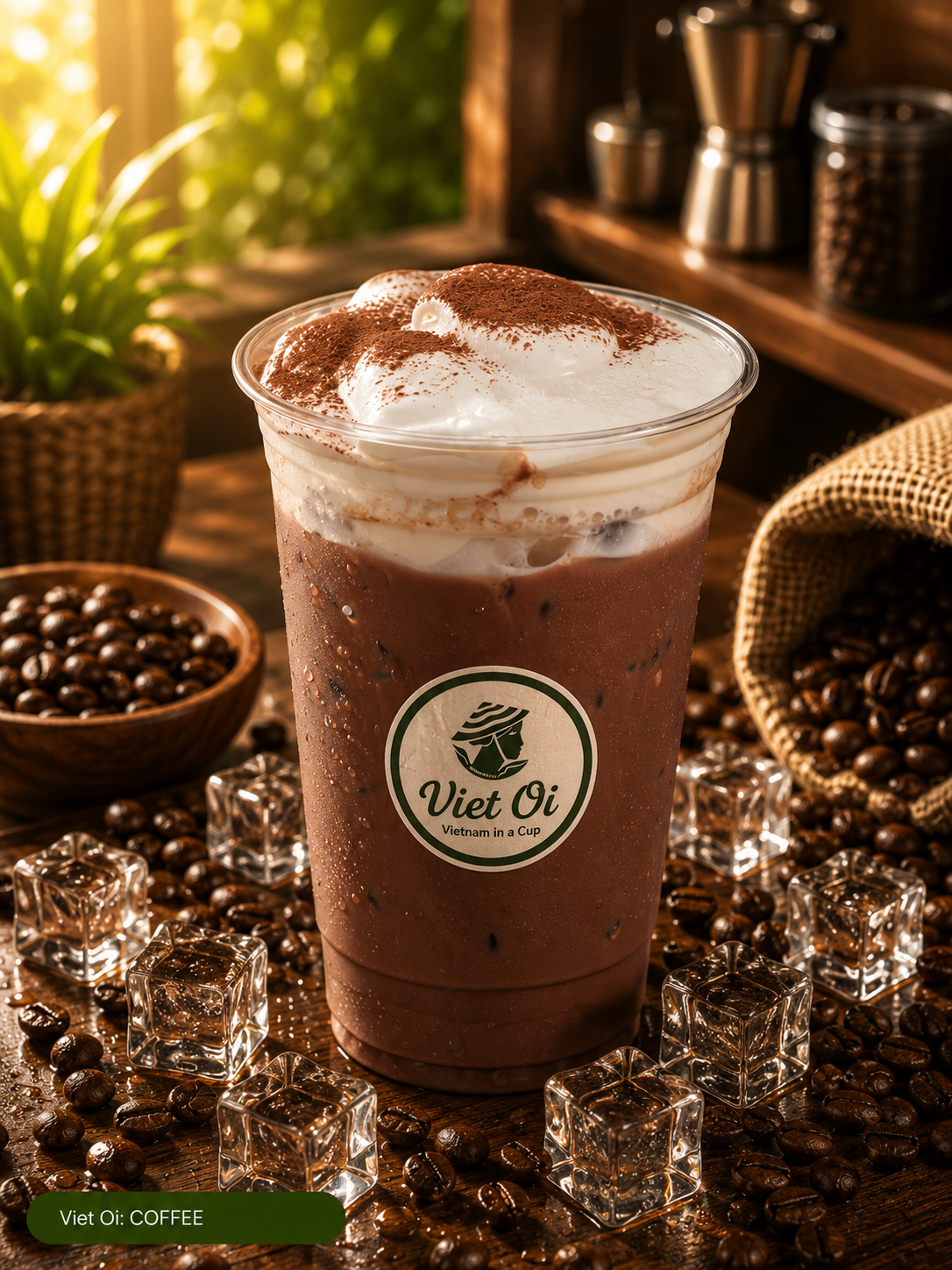 Cacao with Salted Cream